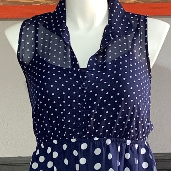 BeBop Polka Dot Dress SZ-M - Picture 2 of 5